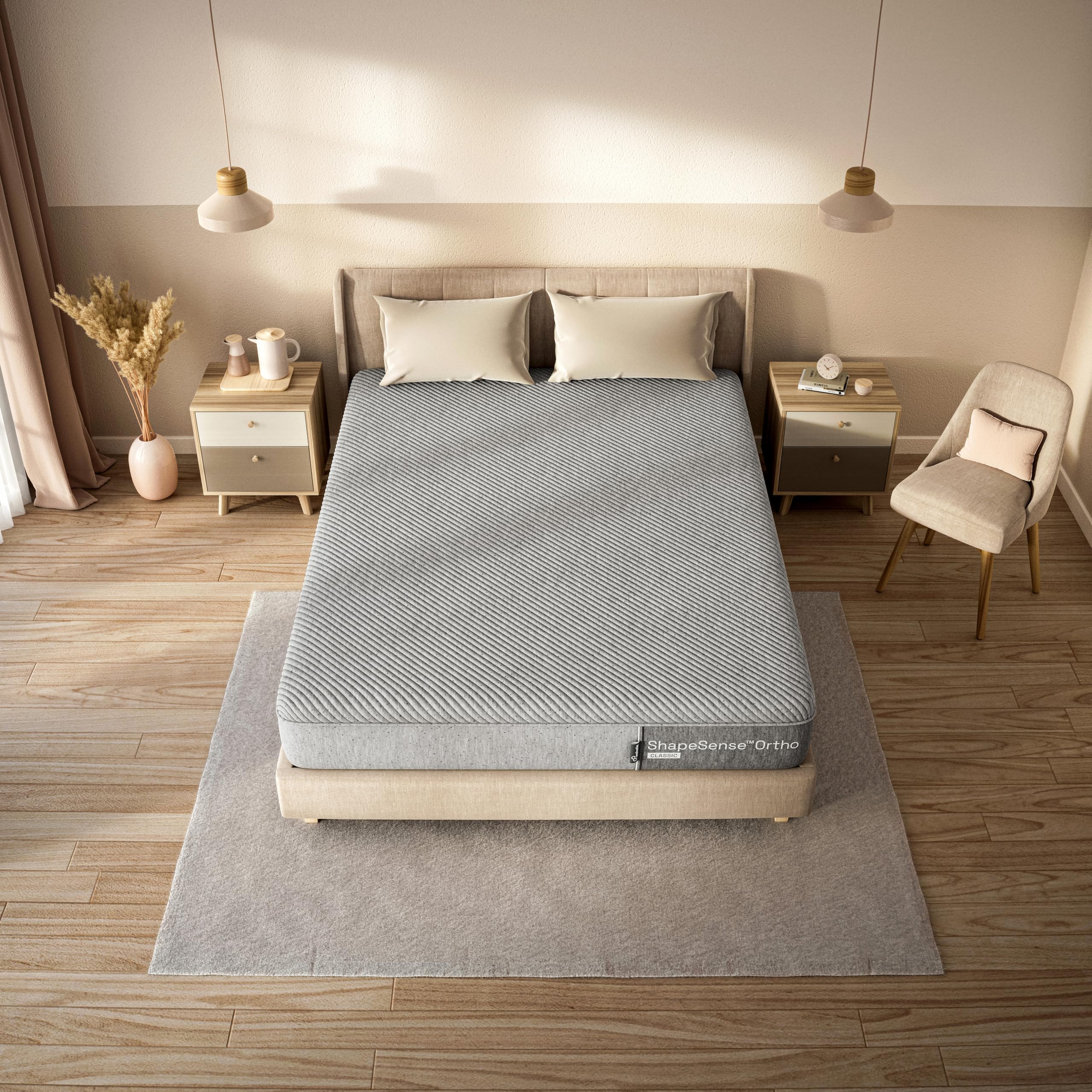 Wakefit ShapeSense Orthopedic Classic Memory Foam Mattress | 10 Years Warranty | Mattress King Bed, 8-Inch Bed Mattress, King Size (78x72x8 Inches, Medium Firm) image 2