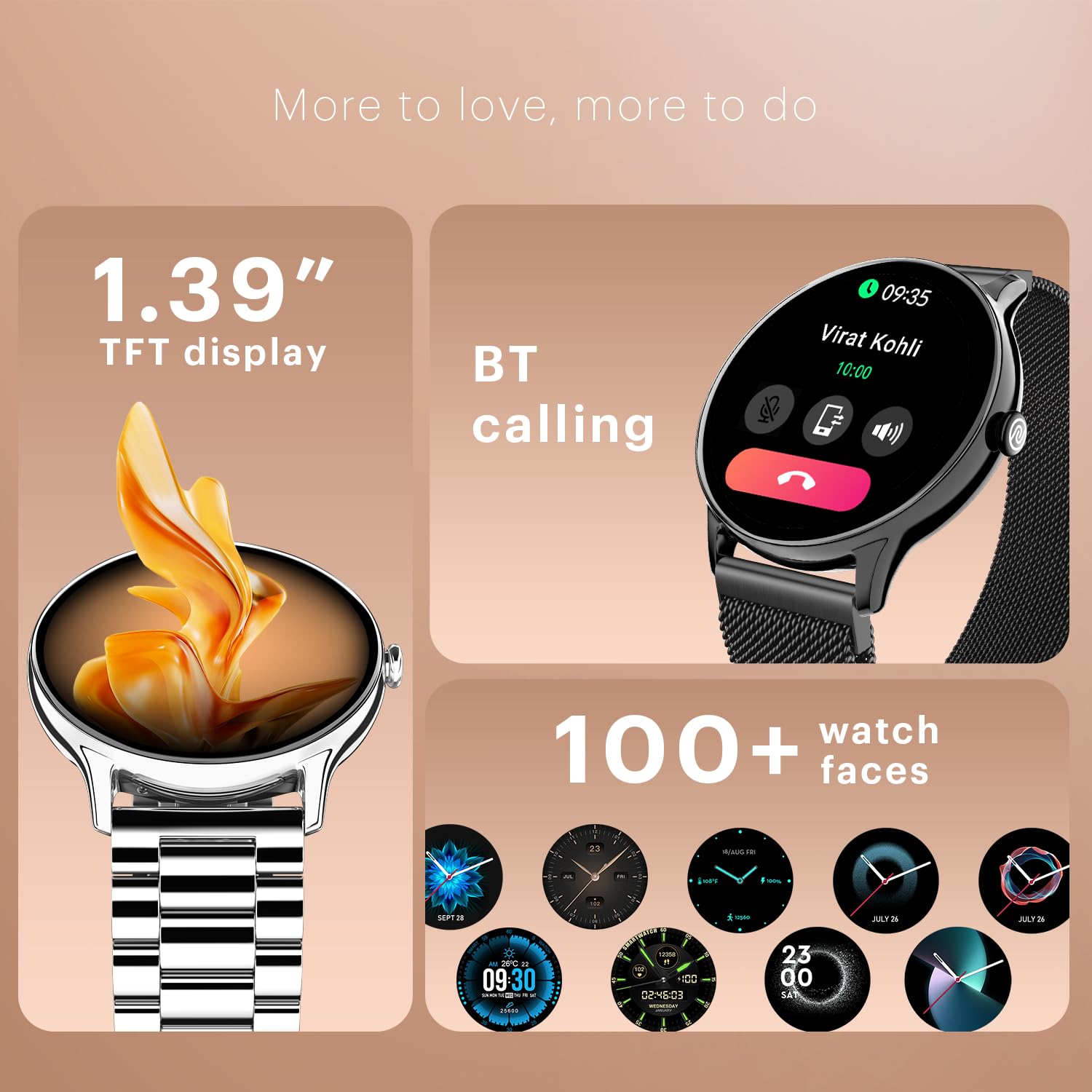 Noise Twist Go Round dial Smartwatch with BT Calling, 1.39